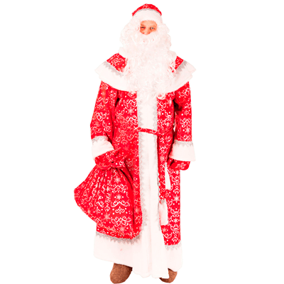 Новогодний костюм Деда Мороза напрокат