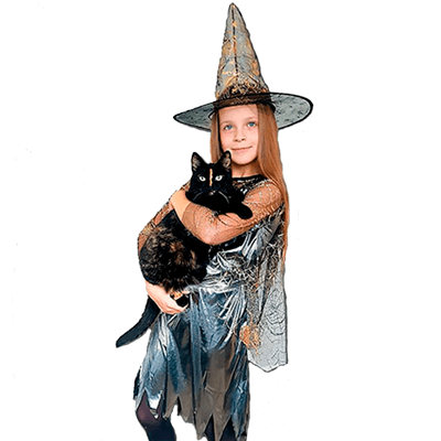 Карнавальный костюм <br />"Ведьмочка Серебрина"