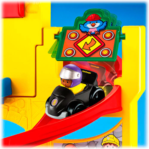 большой гараж-паркинг фишер-прайс