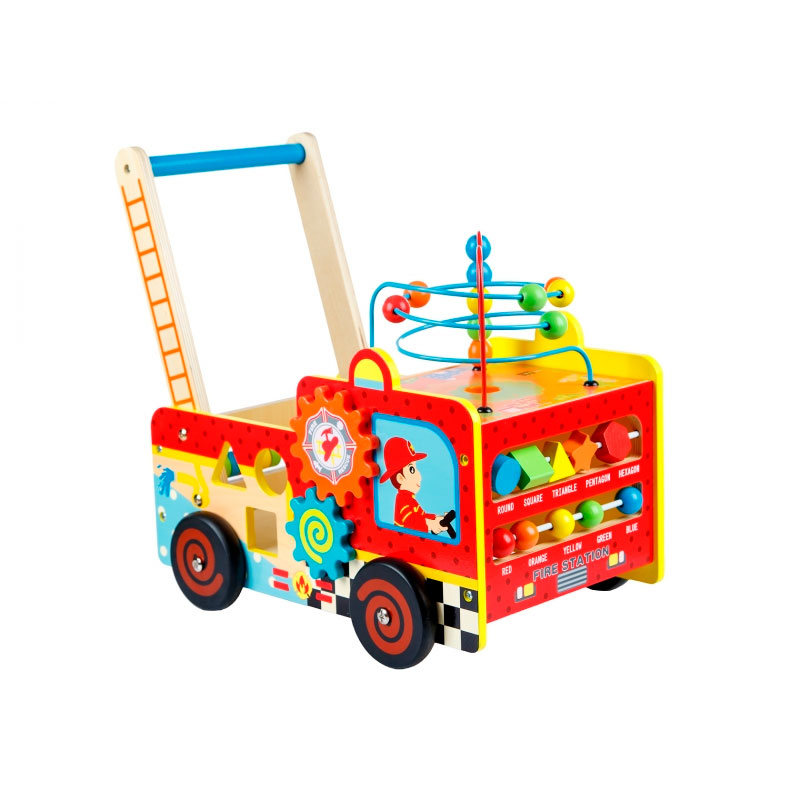 Ходилка-игровой центр EcoToys "Пожарная машина"