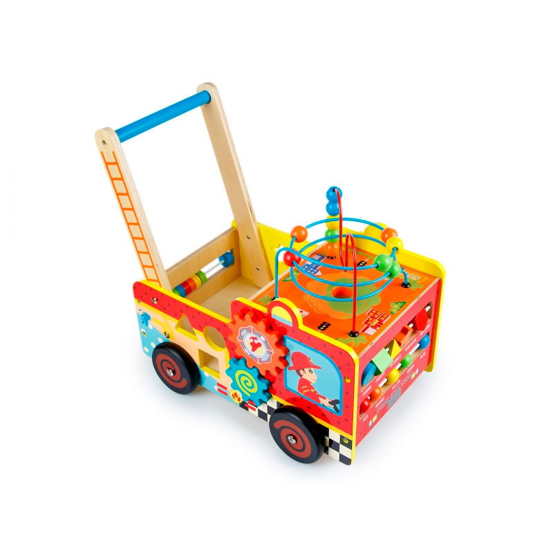 Ходилка-игровой центр EcoToys "Пожарная машина"