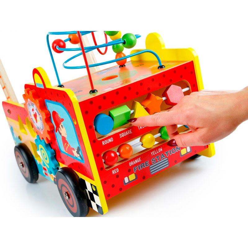 Ходилка-игровой центр EcoToys "Пожарная машина"