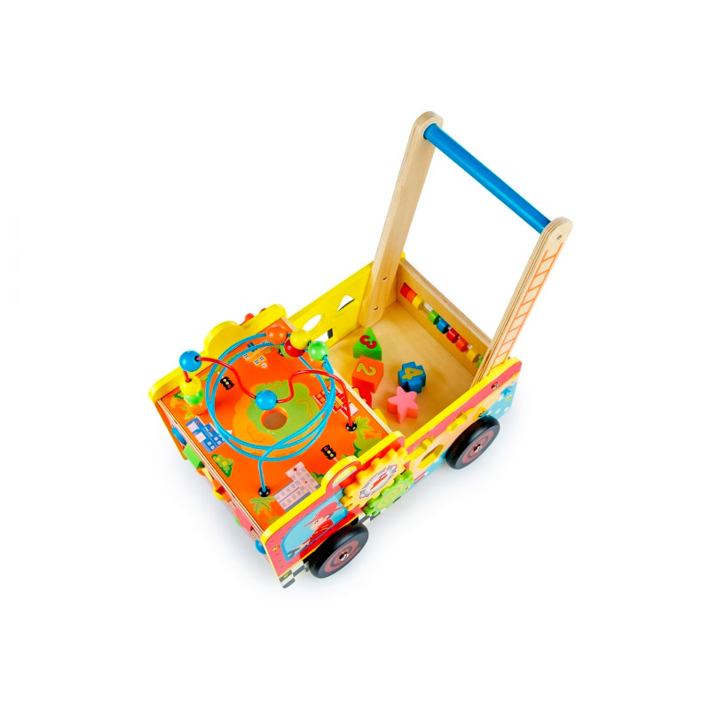 Ходилка-игровой центр EcoToys "Пожарная машина"