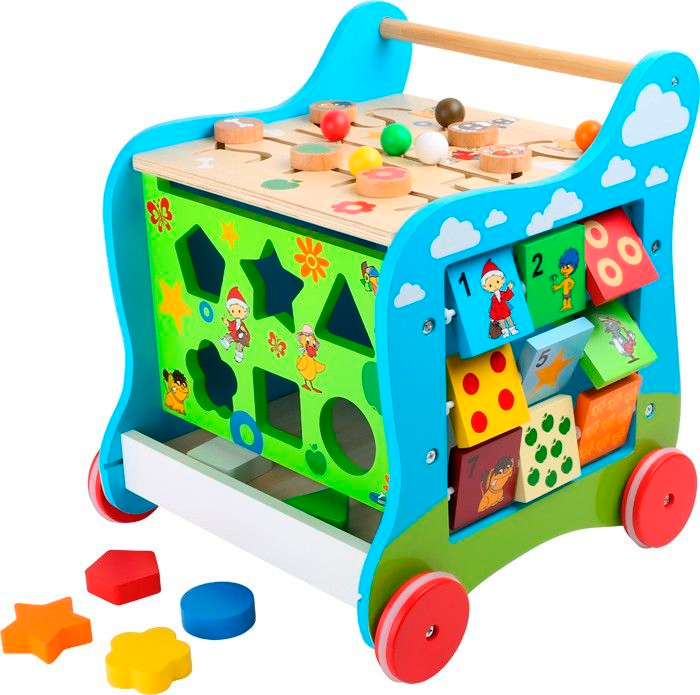 Ходилка деревянная "Куб-конструктор 5в1" Lelin