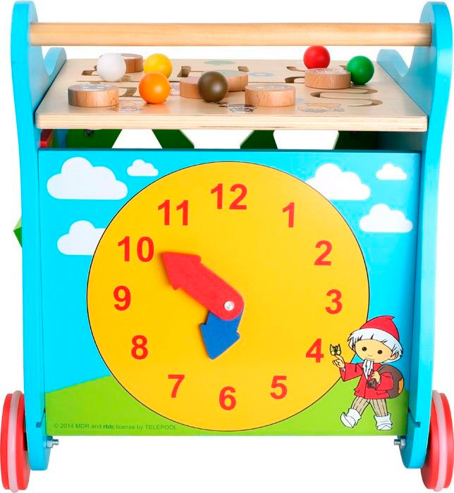 Ходилка деревянная "Куб-конструктор 5в1" Lelin