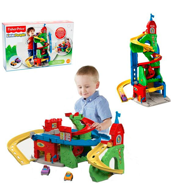 Игровой центр Fisher-price "Город в горах" 2 в 1
