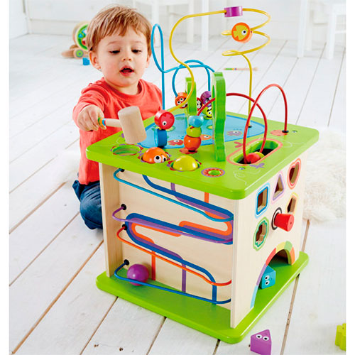 Игрушка деревянная с сортером Hape  "Мега Куб"