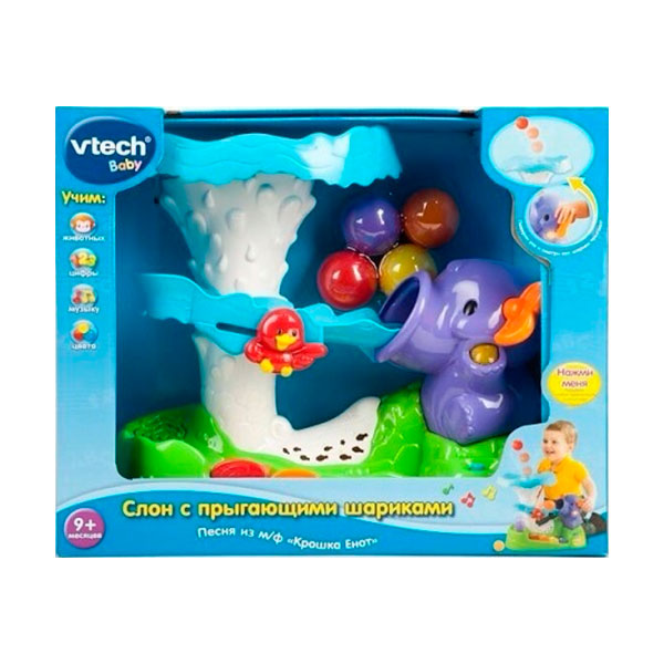 игрушка "Веселый Слон с шариками" Vtech