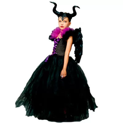 Карнавальный костюм Малефисента на девочку 9-12 лет
