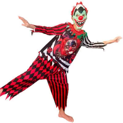 Костюм злого клоуна на хэллоувин