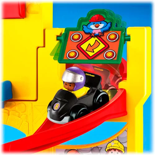 большой гараж-паркинг фишер-прайс