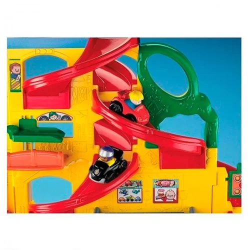 большой гараж-паркинг фишер-прайс