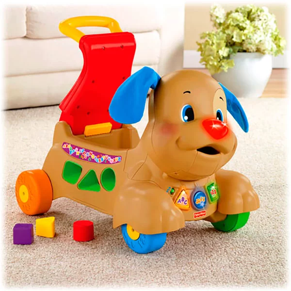 Ходилка-каталка Fisher-price "Музыкальный щенок"
