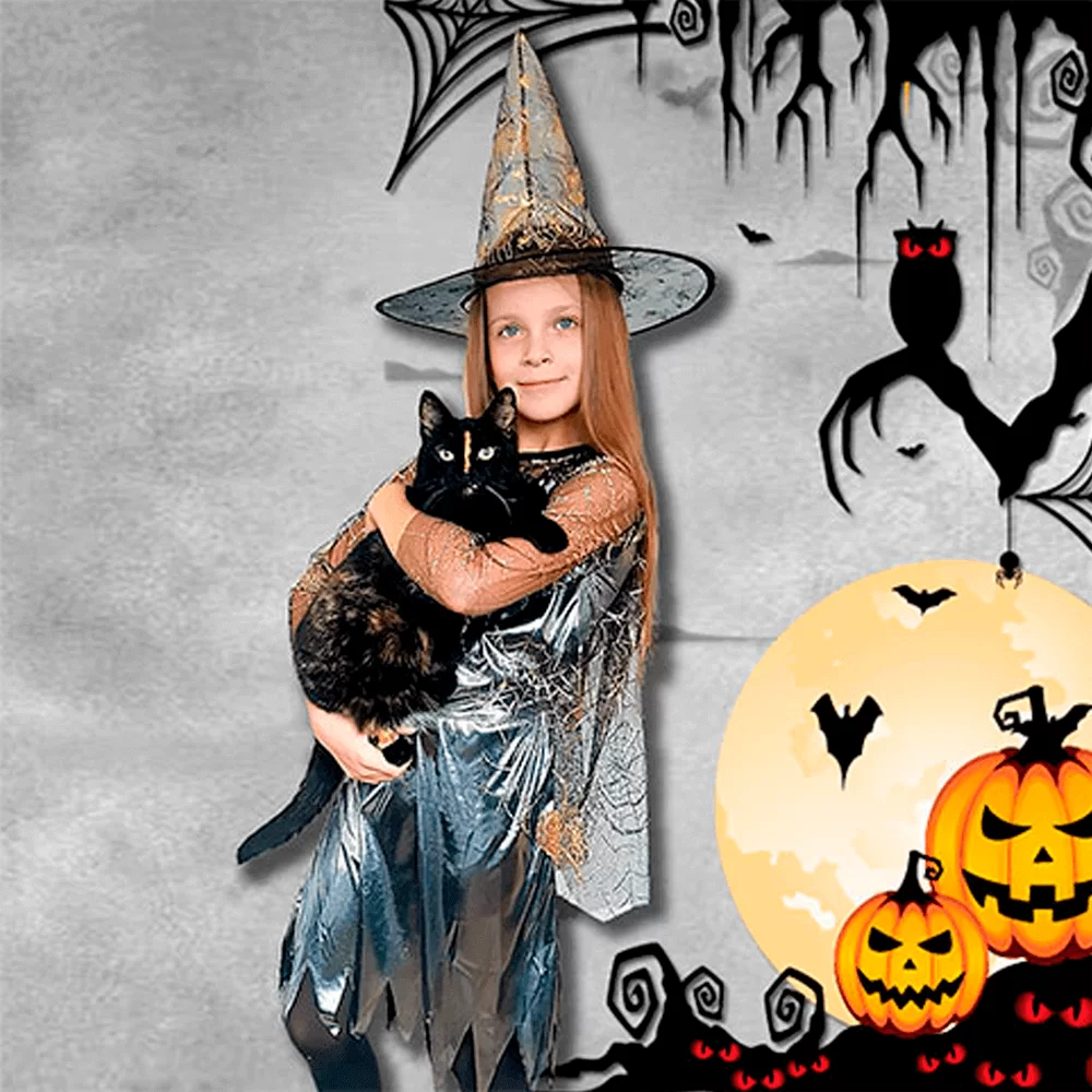 Карнавальный костюм <br />"Ведьмочка Серебрина"