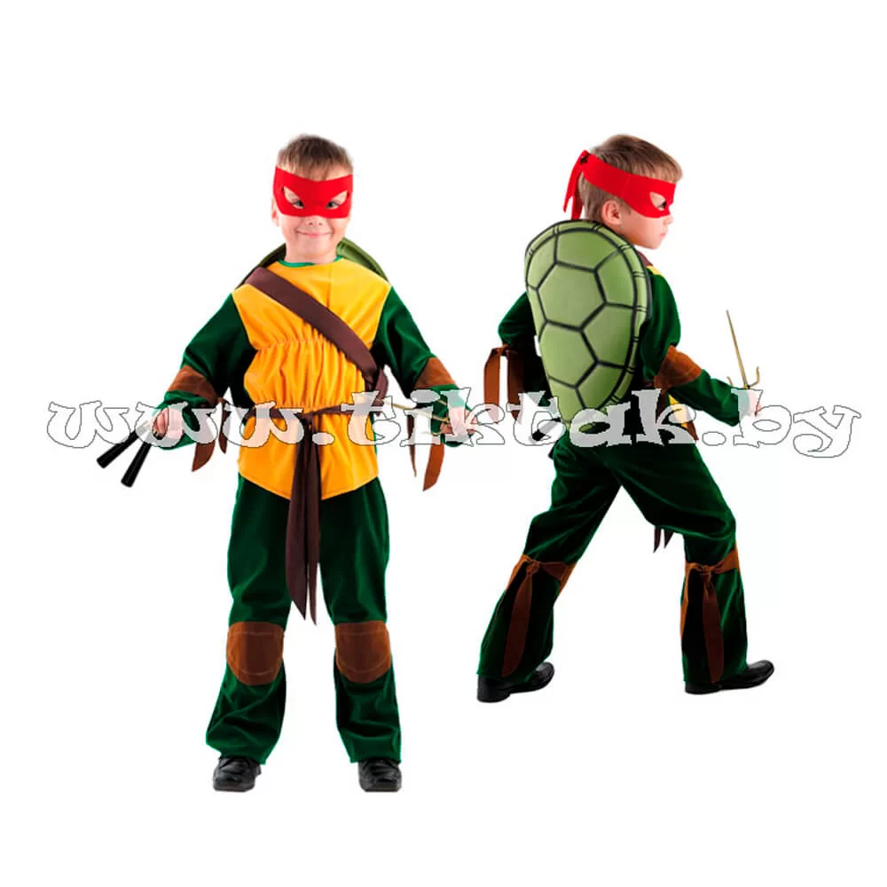 Карнавальный костюм черепашка-ниндзя для мальчика