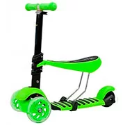 Самокат трехколесный Sundays Green 3 в 1