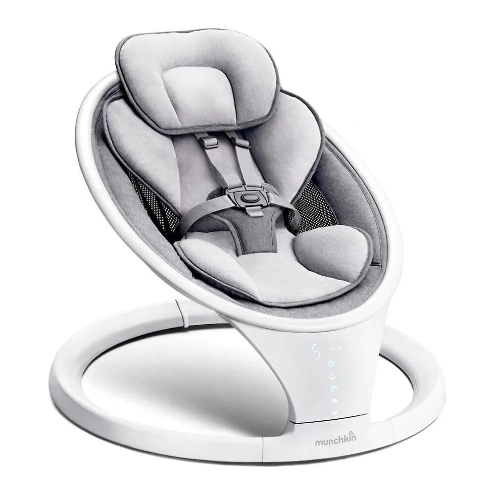 Munchkin Lenny шезлонг естественного укачивания для новорожденного