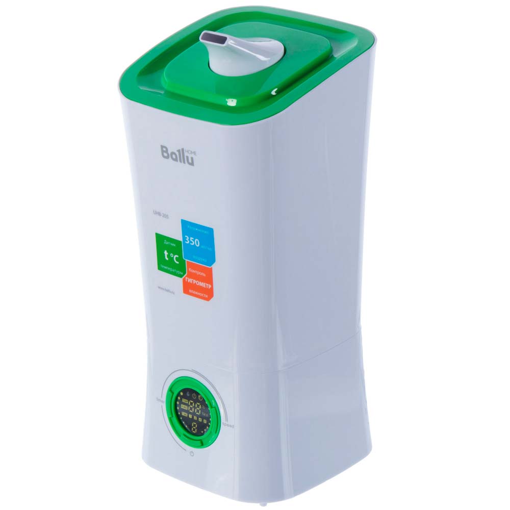 Ультразвуковой увлажнитель воздуха Ballu UHB-205 с индикатором влажности и температуры воздуха